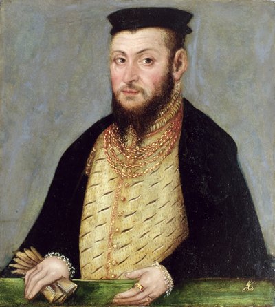 Zygmunt II August (1520-72) Roi de Pologne, vers 1553-56 - Lucas Cranach the Younger